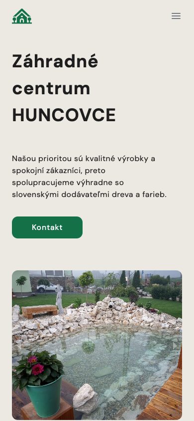 Dnešná úvodná stránka na mobile
